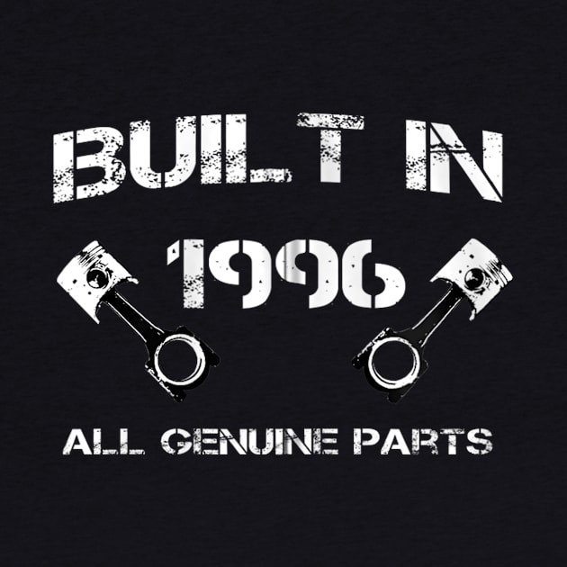 Built in 1996 Car fanatics 24th Birthday Gift idea by teudasfemales